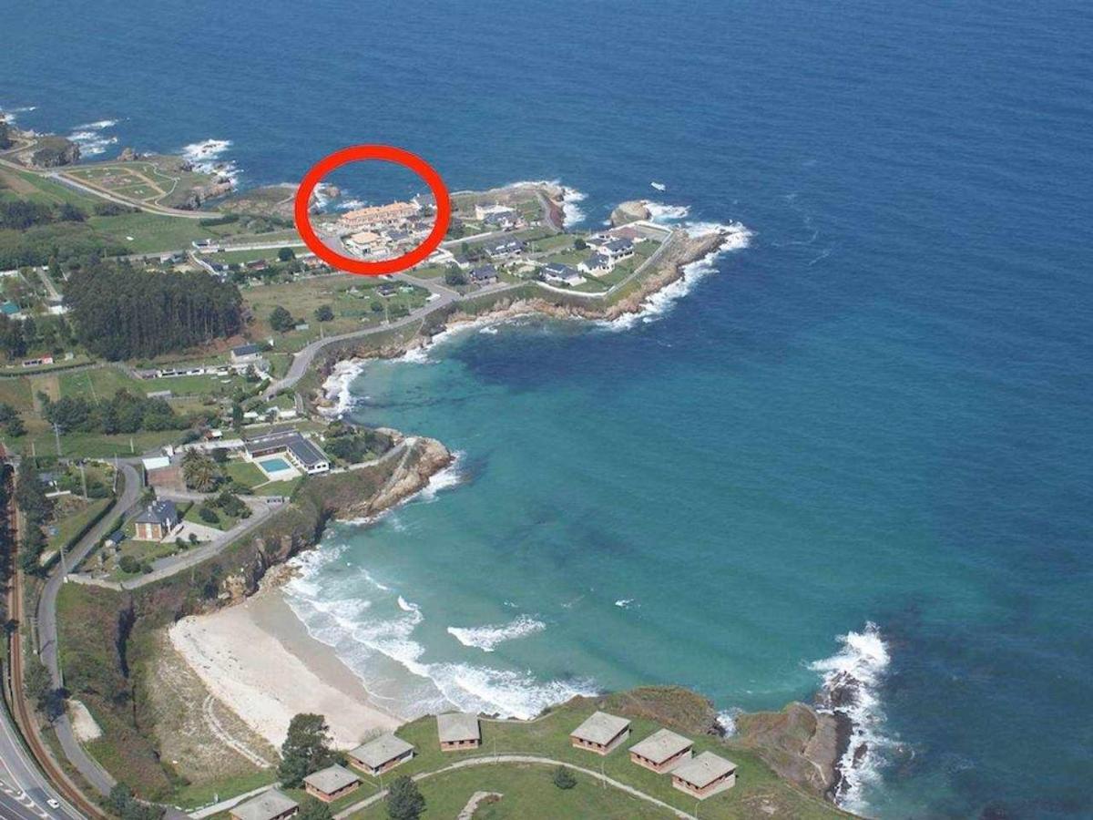 Chalet Pareado Con Jardin En 1ª Linea De Mar Villa Burela Kültér fotó