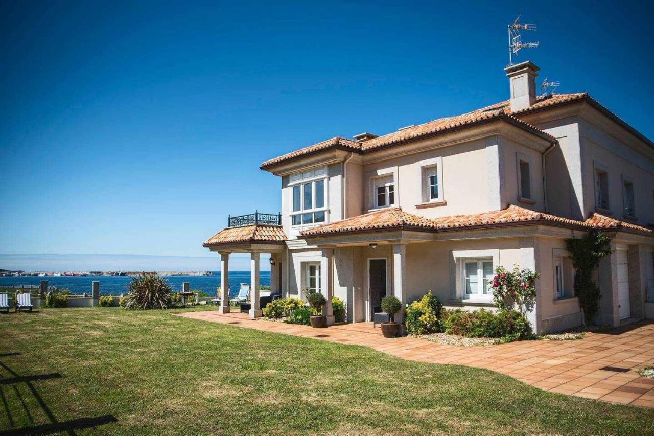 Chalet Pareado Con Jardin En 1ª Linea De Mar Villa Burela Kültér fotó