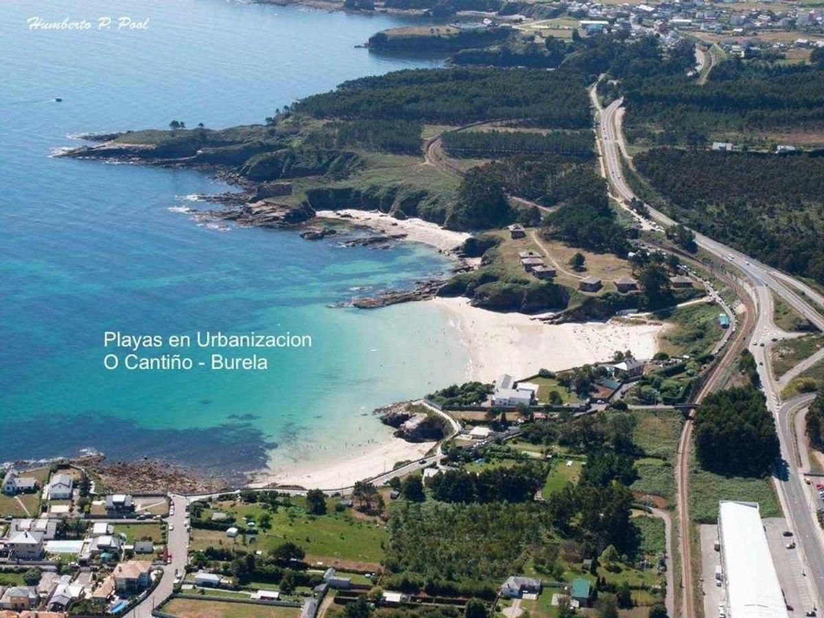 Chalet Pareado Con Jardin En 1ª Linea De Mar Villa Burela Kültér fotó