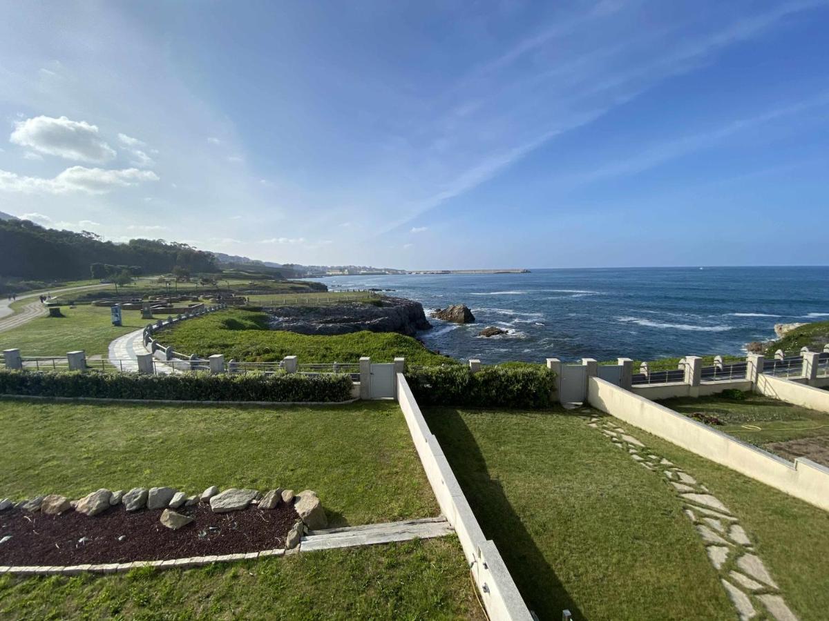 Chalet Pareado Con Jardin En 1ª Linea De Mar Villa Burela Kültér fotó